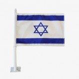 Fábrica barata personalizada bandera de israel para el coche