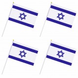 Israël hand held kleine mini vlag voor fans juichen