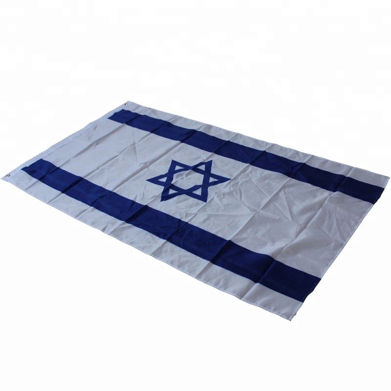 Goedkoop 90x150cm Israel polyester Nationale vlag Land Vlag