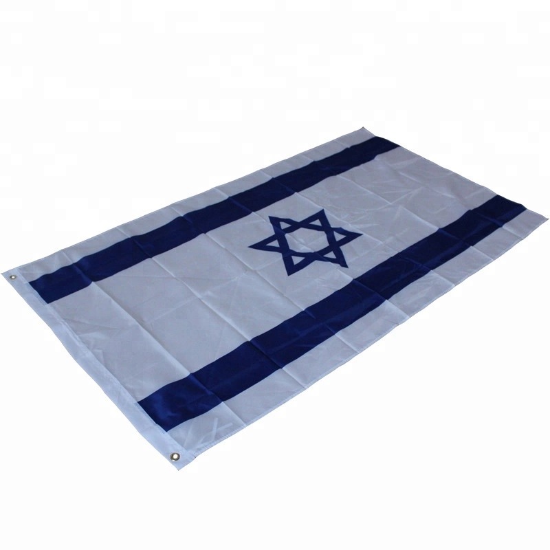 Goedkoop 90x150cm Israel polyester Nationale vlag Land Vlag