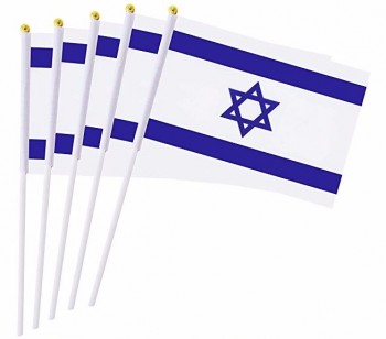 이스라엘 스틱 플래그 이스라엘 핸드 헬드 국기