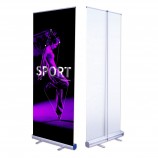 retractable deluxe wide base roll Up banner stands trade show display