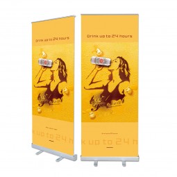 retractable roll Up banner trade show exhibition display