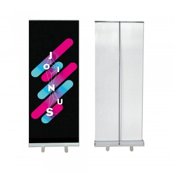 Retractable expandable roll up banner poster pull up banner stand