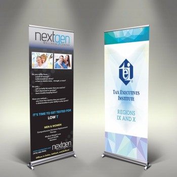 trade show  pop up exhibition display pull up tarpaulin stand banner