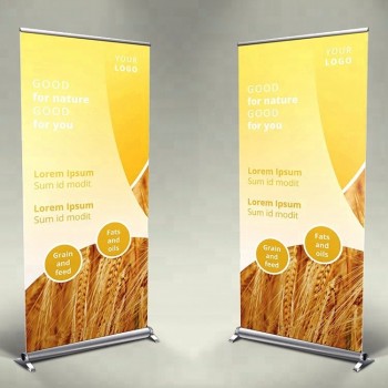 Banner roll up A4 pieghevole banner stand full banner up