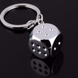 New Creative Key Chain Metal Personality Dice Poker Soccer Brazil Slippers Model Alloy Keychain For Car Key Ring #17045