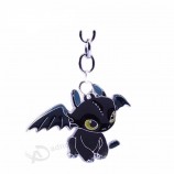 New Style Hot Movie Animation How To Train Your Dragon 2 Toothless Night Fury Animal Pendant cute Keychain Key Holder