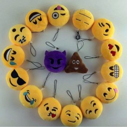 LNRRABC Fashion Cute Emoji Emoticon Smiley Face cute Keychain Pendant Key Chain Holder Keyring Soft Toy for Women Men
