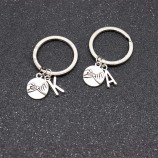 26-letter Hand-held cute Key Chain Parent-child Family To keychain Friendship Agreement Sisters Keychain Couple Keychain