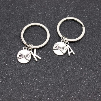 26-letter hand-held cute Key chain parent-child family To keychain friendship agreement sisters keychain couple keychain