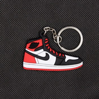 Mini AJ1 key pendant classic color Jordan 1 generation sneakers key chain custom aj keychain basketball shoes key Ring For Men