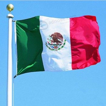 メキシコ国旗3 * 5フィート100％ポリエステル印刷旗メキシコバナー