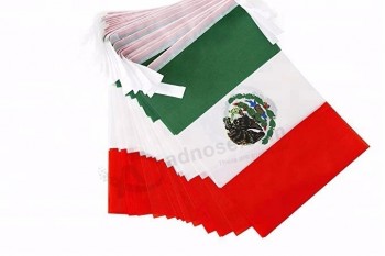 wereldkampioenschap voetbalteam voetbal bunting vlag van mexico