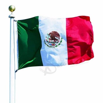 bandera nacional mexicana impresa digital de alta calidad