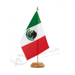 カスタムサイズデスクメキシコ国旗ミニメキシコテーブルフラグ