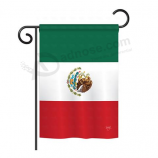 quintal de poliéster jardim quintal bandeira do méxico para exterior