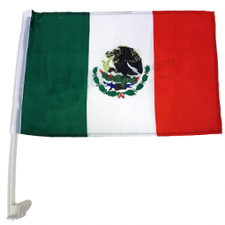 impressão digital bandeira nacional mexicana carro atacado