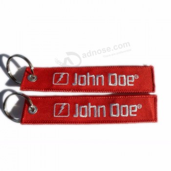 embroidery key ring in high quality