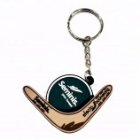 Sports  Style Soft PVC 2D Sneaker  Keychain One Side