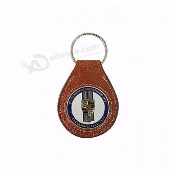 leather keychain, cheap custom leather Key chain