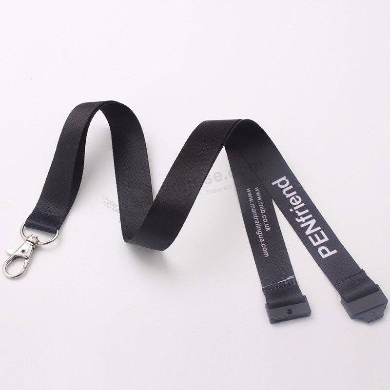 Regenbogen Polyester Material elastische Lanyard