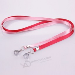 factory direct comfortable solid color polyester lanyard