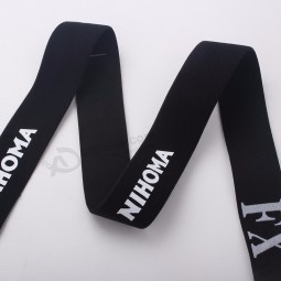 strong elastic strap printing logo elastic tape for clothes