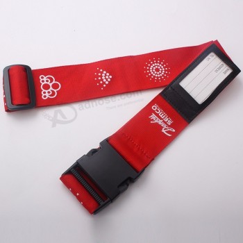 printed luggage belts made in GZ qianqian with name tag