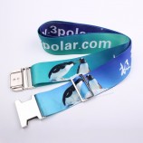 Custom made elastic luggage strap with metal buckle