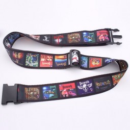 custom travel luggage belt with lock buckle top quality