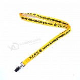 Custom Cell Phone Blank Silk Screen Printed Polyester Lanyards