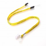 Portable Tubular Shoelace Custom Printed Lanyard