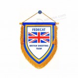 drapeau de fanion de triangle personnalisé / fanion de club de football