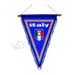bandeirola de futebol triângulo decorativo pendurado banners e bandeiras flâmula de futebol pequeno