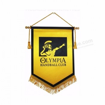 promotional custom small christian pennants/soccer referee flags