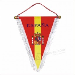High quality free sample promotional pennant flag