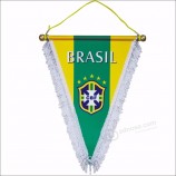 Custom printed Triangle soccer Pennant Wholesale