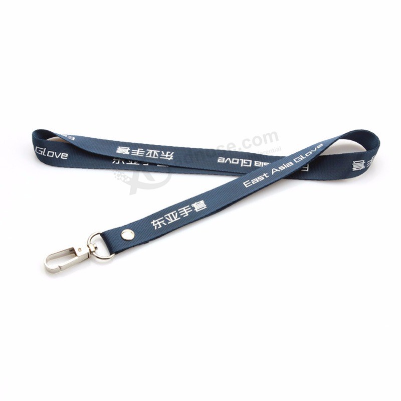 Cheap Free Design Silk Screen Printing Polyester Lanyard for Event