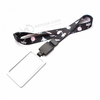 OEM cute lanyard for key and ID card holder necklace