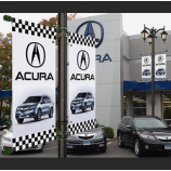 Benutzerdefinierte Druck Acura Pole Banner für Werbung