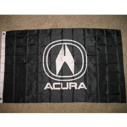Knitted Polyester Acura Logo Banner Acura Flag Wholesale