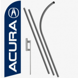 Fabrik gedruckt Business Werbung Acura Swooper Flagge