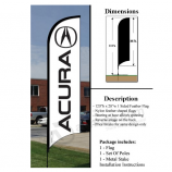 Träne Acura kennzeichnet Fahne Acura-Autofederflagge