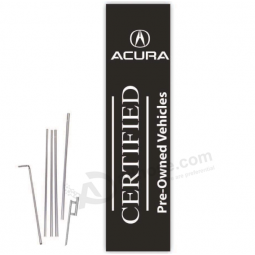 Advertising Acura Rectangle Feather Flag Print Acura Banner