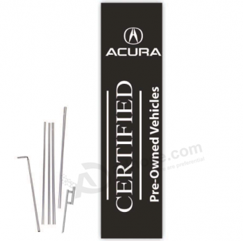 advertising acura rectangle feather flag print acura banner