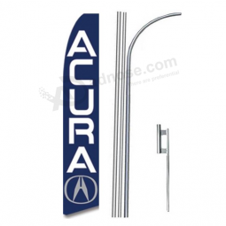 Custom Acura 15ft Feather Banner Acura Swooper Flag Kit