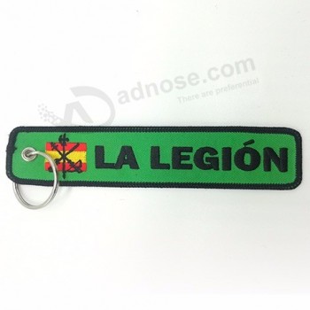 customization textile superior quality silicon keyholder keychain flashlight