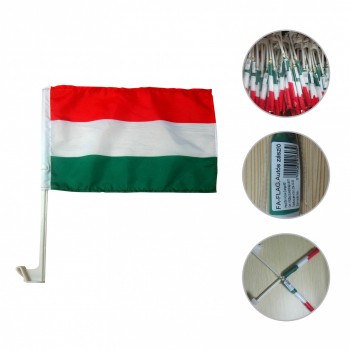 gezeefdrukte goedkope prijs Wereldbeker polyester Autoruit vlag
