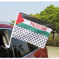impresión personalizada al aire libre bandera al aire libre palestina Bandera del coche para festival